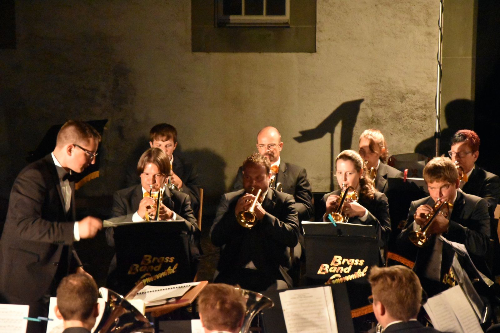 Ein Konzert der besonderen Art im Innenhof des Schlosses