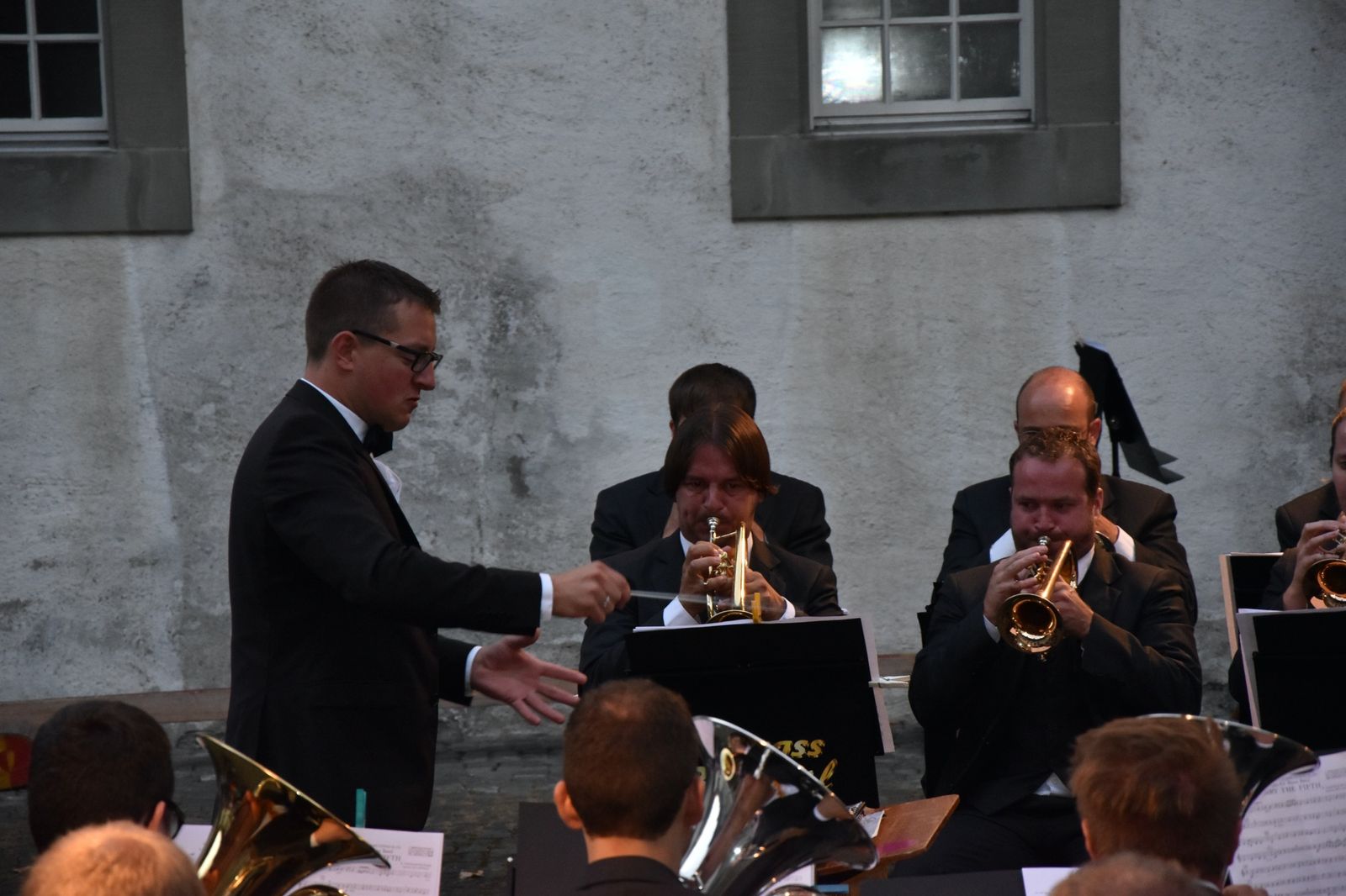 Ein Konzert der besonderen Art im Innenhof des Schlosses