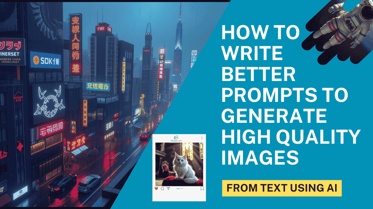 How to Write Better Prompts to Generate High-Quality Images from Text Using AI