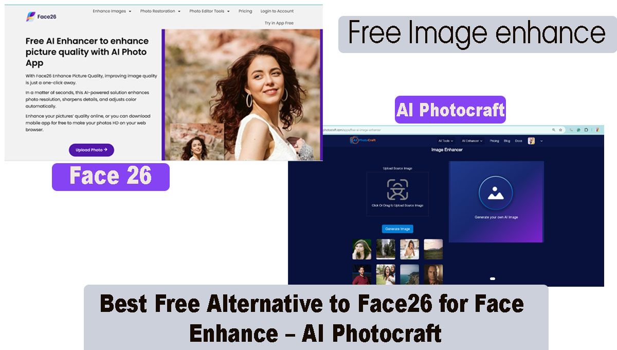 Best Free Alternative to Face26 for Face Enhancement – AI Photocraft