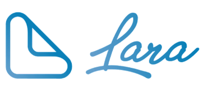 Hey, Lara Logo