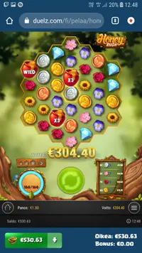 Duelz Honey Rush player big win