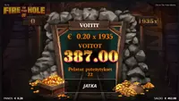 Rocket Casino Fire in The hole xBomb iso voitto