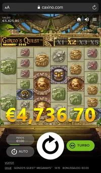 Red Tiger Gaming Gonzo´s Quest megaways player big win
