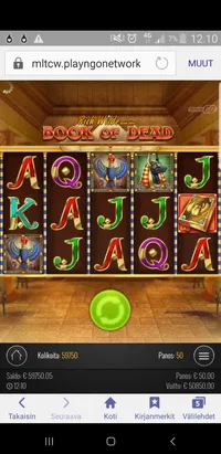 LeoVegas Book of Dead iso voitto
