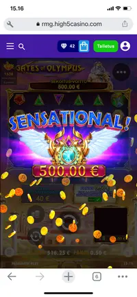 High5 Casino Gates of olympus player big win