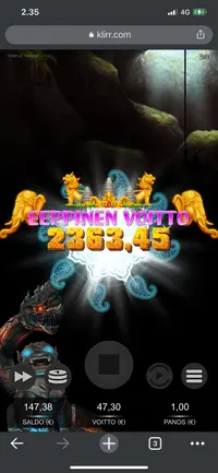 Klirr Casino Temple Tumble Megaways player big win