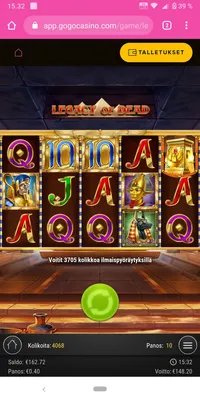 GOGO Casino Legacy Of Dead player big win