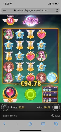 Unibet Moon Princess player big win