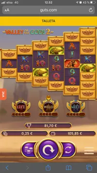 Guts Valley of the Gods 2 player big win