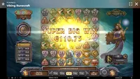 Betvili Casino Viking Runecraft player big win