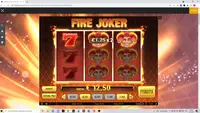 Trada Casino Fire Joker iso voitto