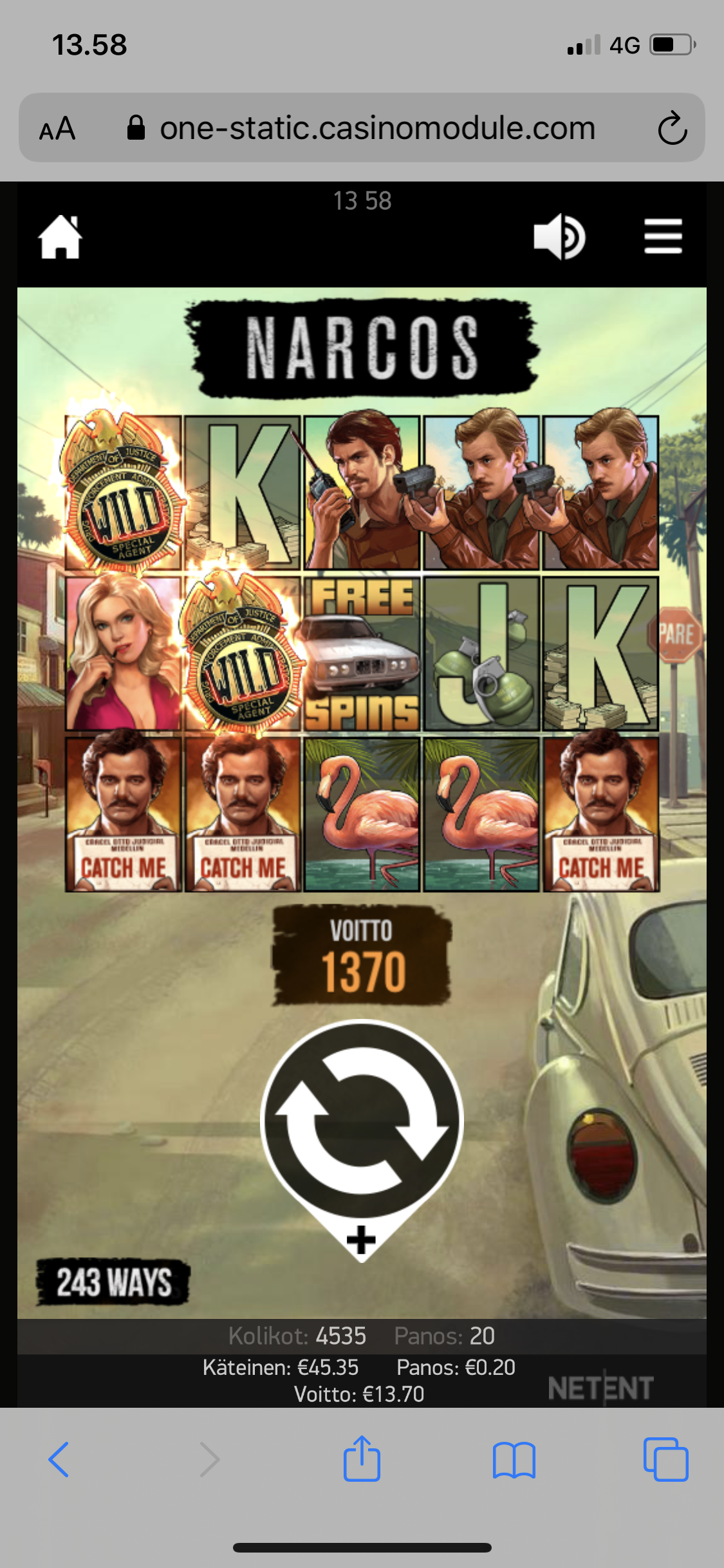 One Casino undefined iso voitto