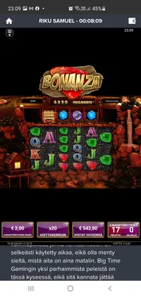 Ninja Casino Bonanza MEGAWAYS player big win
