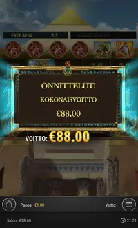 Dawn of Egypt Dawn of Egypt player big win