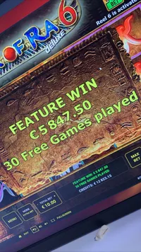 Betsson Book of Ra 6 Deluxe player big win