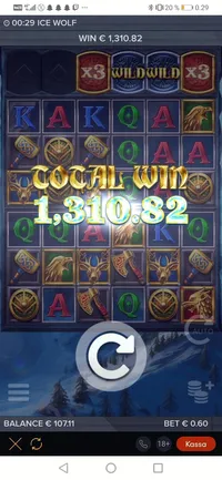 Frank Casino ice wolf iso voitto