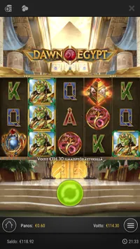 Dawn of Egypt Dawn of Egypt player big win