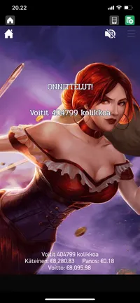 NetEnt Dead or Alive player big win Player wins impressive 44977.666666666664x win on the NetEnt game Dead or Alive. A small 0.18€ bet paid out a total of 8095.98€ at LeoVegas.