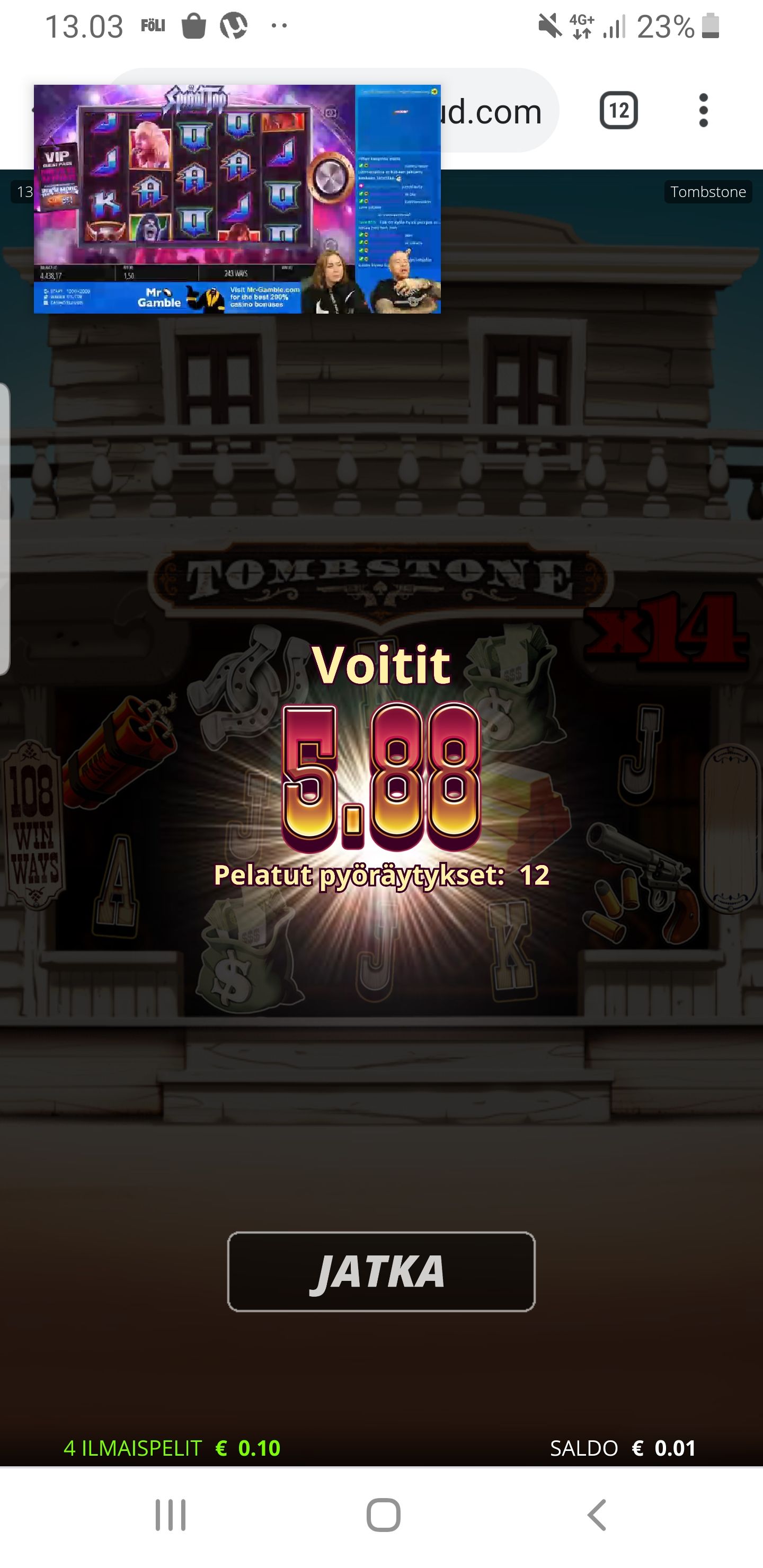 SuperSeven Casino undefined iso voitto