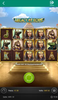 Legacy of Egypt Legacy of Egypt player big win
