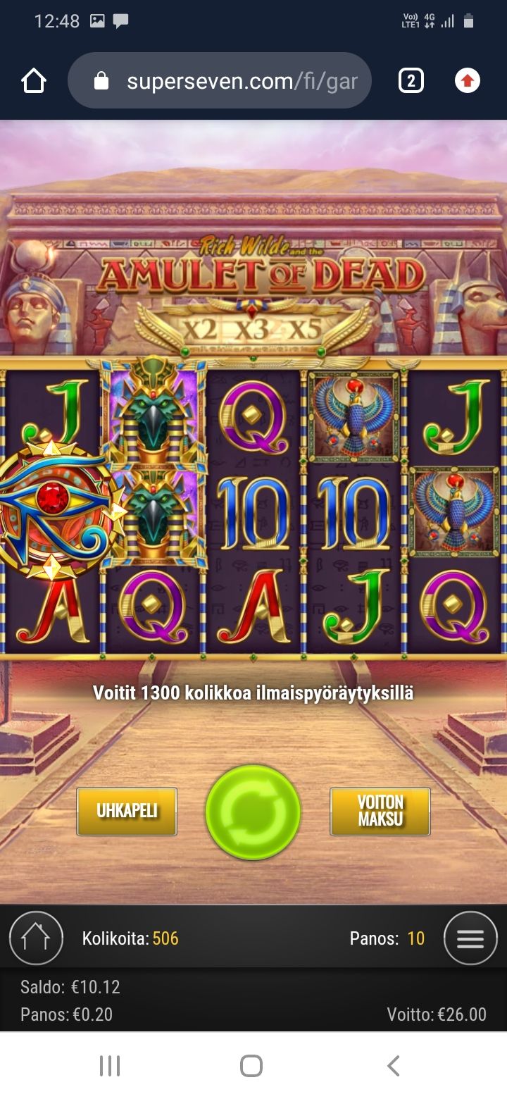 SuperSeven Casino undefined iso voitto