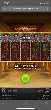 PlayOJO book of dead player big win