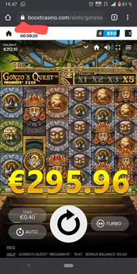 Boost Casino Gonzo's quest player big win