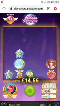 PlayToro Casino Moon Princess iso voitto