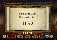 Betinia Casino Legacy of Dead iso voitto
