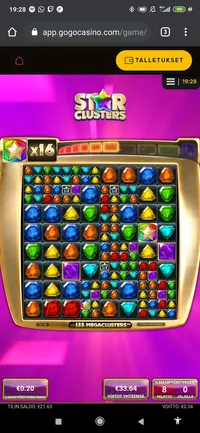 GOGO Casino Star Clusters player big win