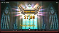 Casinobud templar tumble player big win