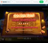 Speedy Casino Voodoo Magic player big win