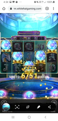 Captain Spins Casino Rise of Merlin player big win
