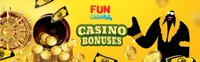 fun casino bonuses If you’re looking to take advantage of a new casino bonus then fun casino welcome bonus and free spins might be a good option for you-logo