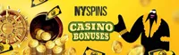 nyspins casino bonuses If you’re looking to take advantage of a new casino bonus then nyspins casino welcome bonus and free spins might be a good option for you-logo