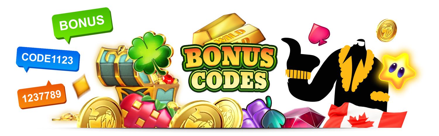 Check our full list of useful casino bonus codes of Canadian casinos, including the no deposit casino bonus codes. Compare the benefits of each code and start enjoying awesome bonuses.