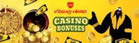 vegas hero bonuses If you’re looking to take advantage of a new casino bonus then vegas hero welcome bonus and free spins might be a good option for you-logo