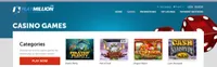 playmillion homepage playmillion homepage offers casino games and promotions for new players-logo