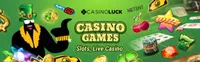 CasinoLuck games and slots casinoluck offers various casino games like slots, live casino games like blackjack, baccarat and roulette-logo