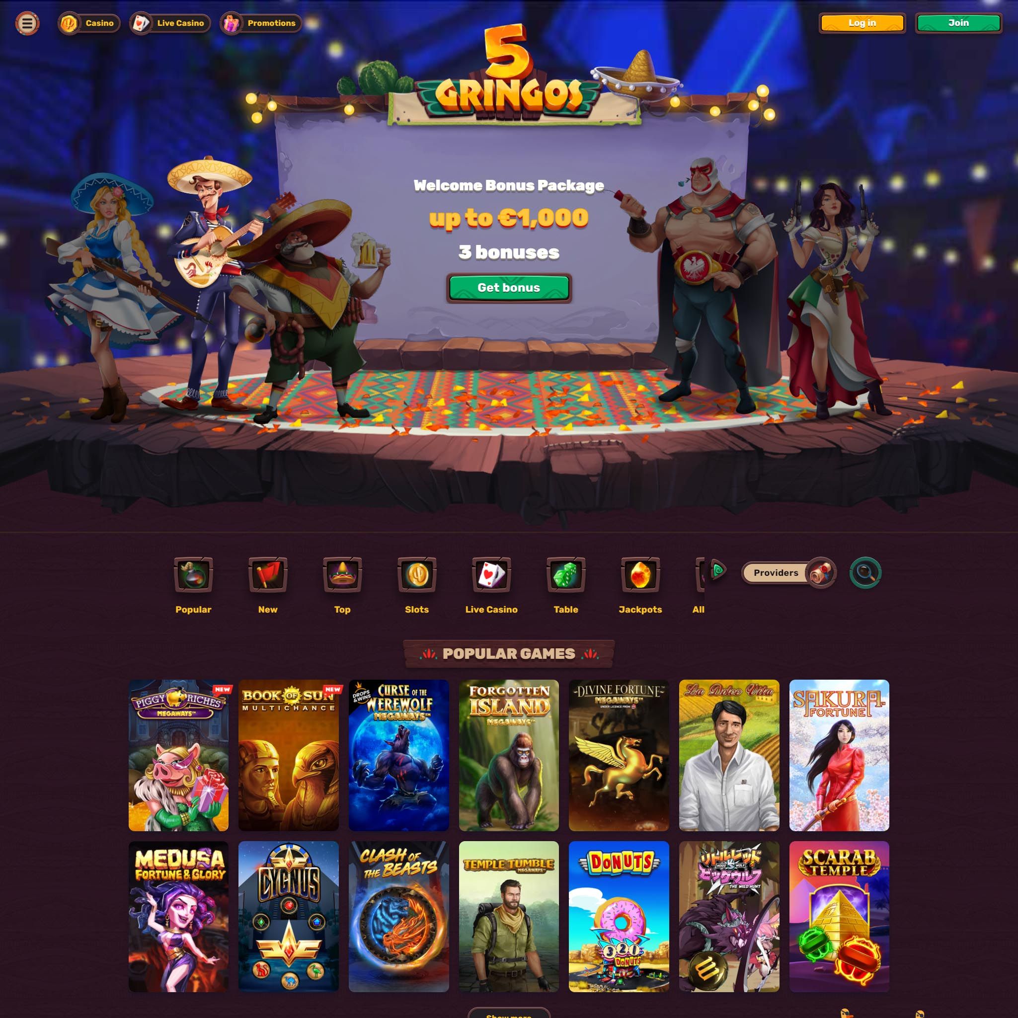 5Gringos Casino review by Mr. Gamble