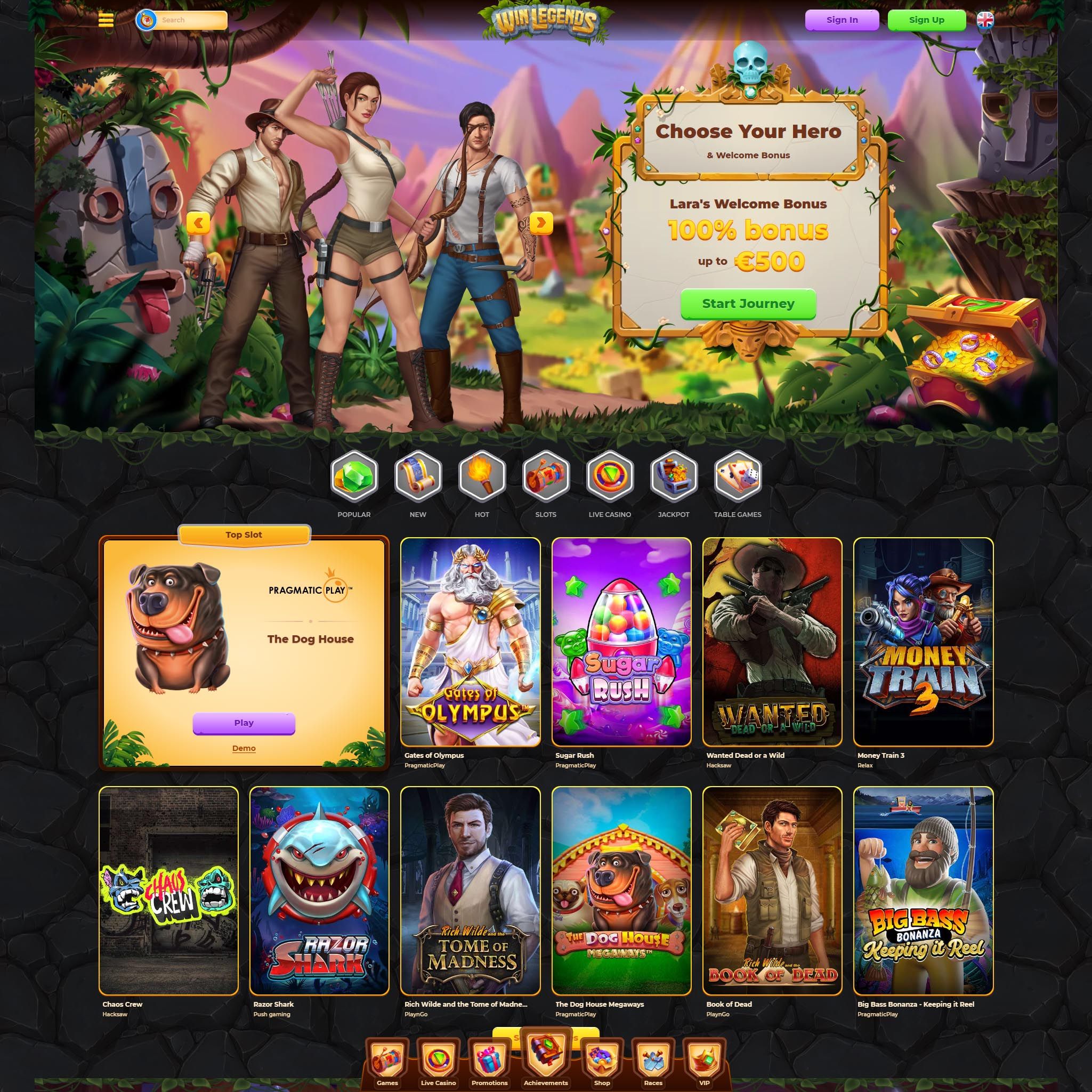 WinLegends Casino review by Mr. Gamble