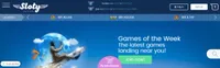 sloty casino homepage sloty casino homepage offers casino games, first deposit bonus and promotions for new players-logo