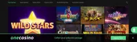one casino homepage one casino homepage offers casino games, first deposit bonus and promotions for new players-logo