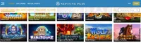 neptune play casino homepage offers casino games, first deposit bonus and promotions for new players-logo