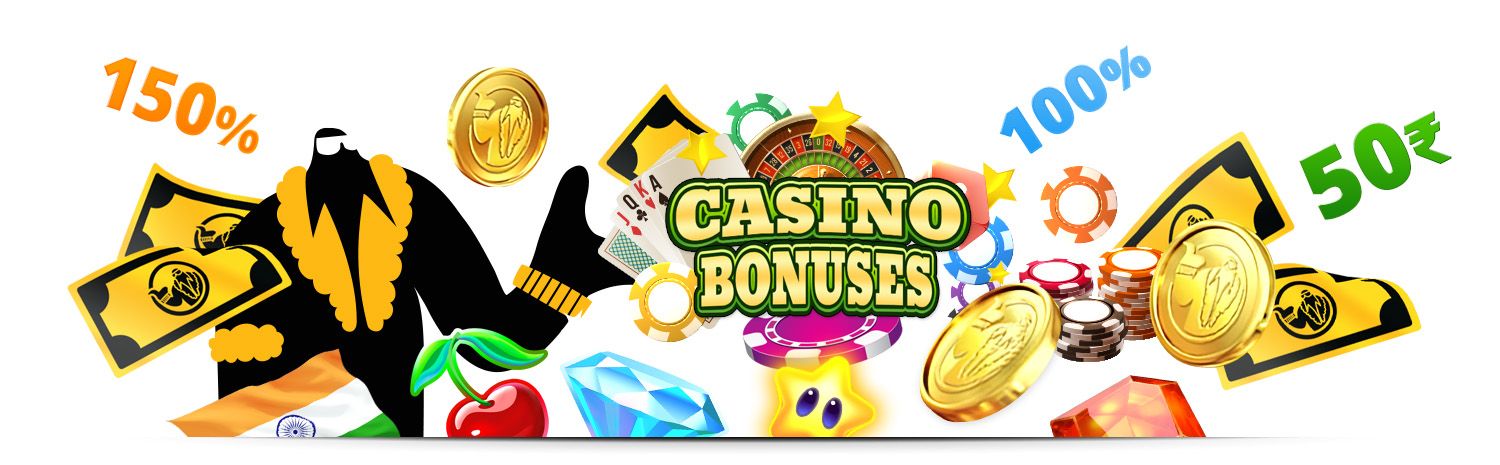 All types of Indian online casino bonuses