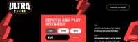 ultra casino lobby ultra casino lobby offers deposit and play instantly options using Trustly deposit-logo