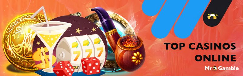 Top Online Casinos banner All the top online casinos listed and compared. Find the casinos with the biggest bonuses or your favorite game, set your own filters to find the best one!