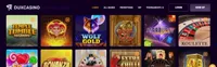 duxcasino homepage offers casino games and promotions for new players-logo