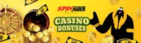 spinrider bonuses If you’re looking to take advantage of a new casino bonus then spinrider welcome bonus and free spins might be a good option for you-logo